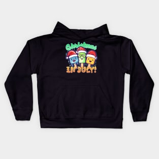 Christmas in July Chibi Popsicles Kids Hoodie